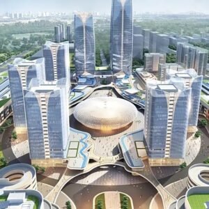 Yiwu Global Digital Trade Center building exterior